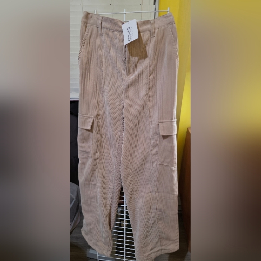 Love Tree Beige Corduroy Pants